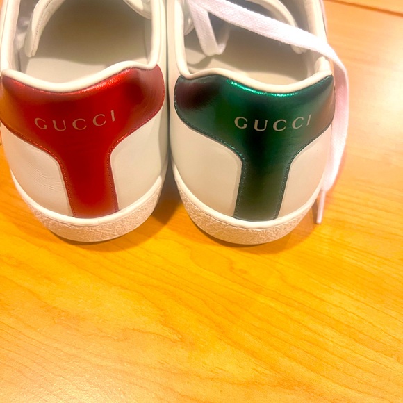 Gucci Ace Interlocking G Sneakers in White Leather Men's - Picture 2 of 8
